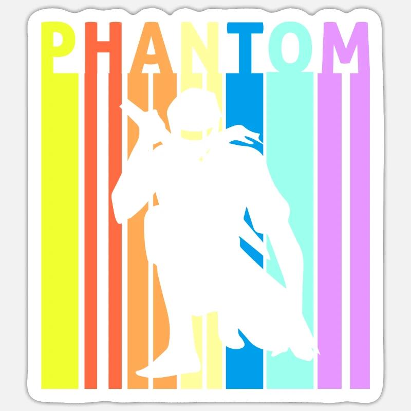 Phantom Spy Ninjas Spy Hidden Sticker size S (10 x 10 cm)