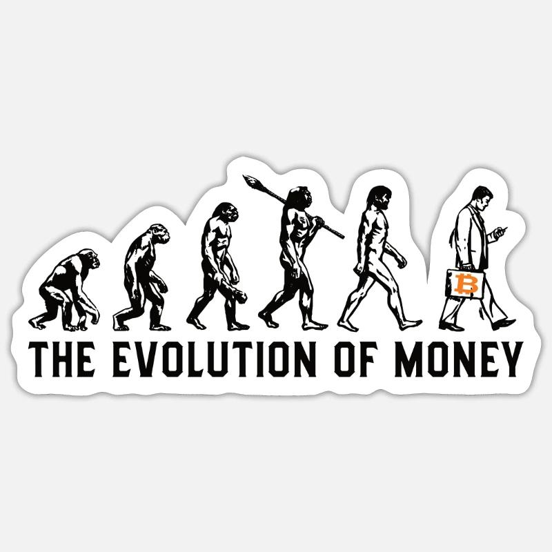 Bitcoin Plan B BTC Satoshi Crypto Hodl Maximaliste Sticker taille S (10 x 10 cm)