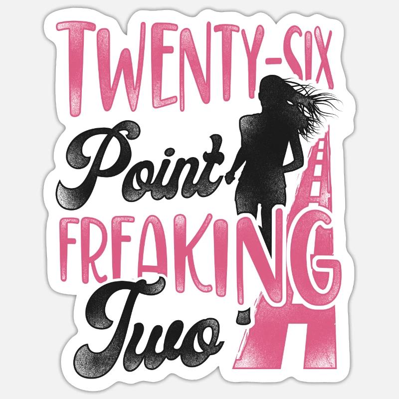 Running Runner Semi-Marathon - Sticker taille S (10 x 10 cm) - blanc mat