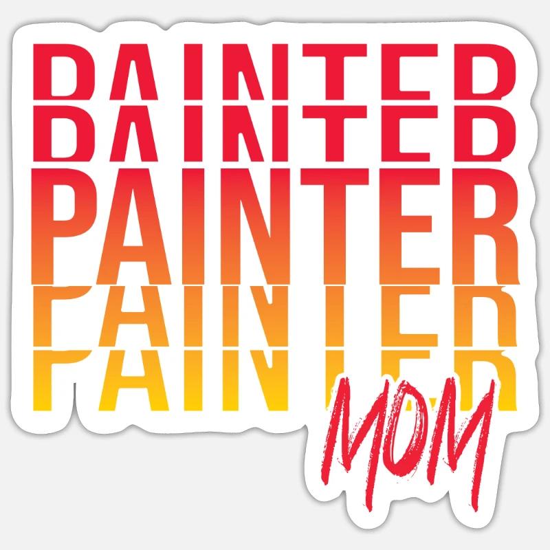 Painter Sticker size S (10 x 10 cm)