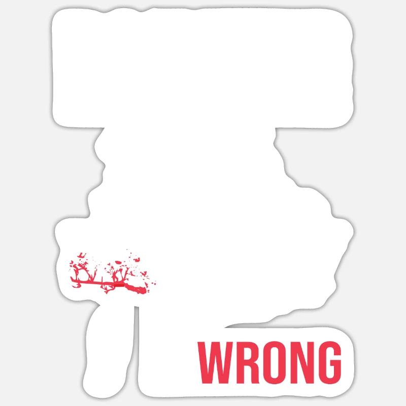 Painter - Sticker size S (10 x 10 cm) - white matte