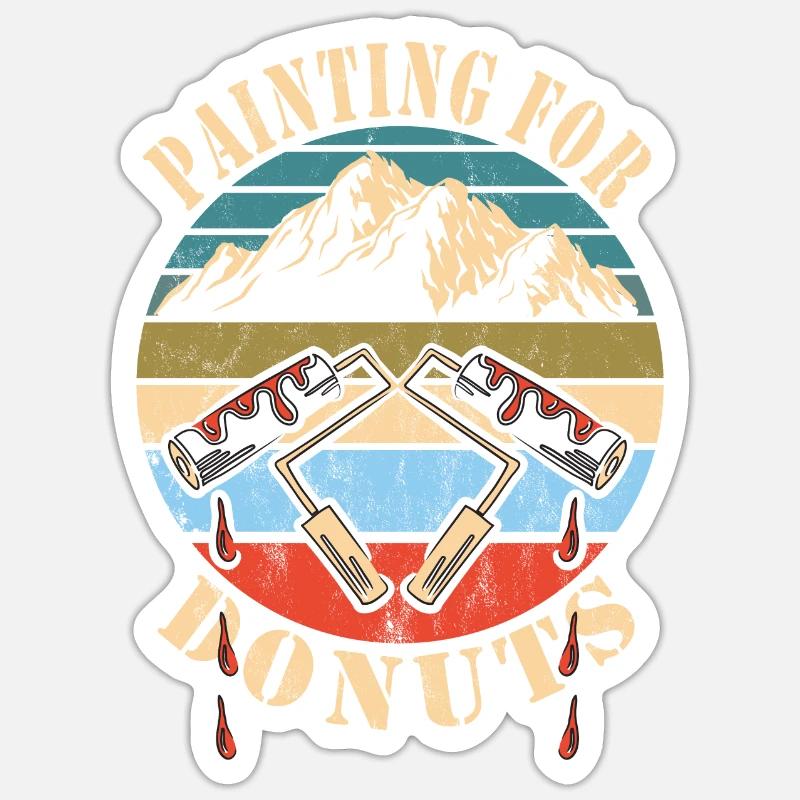 Painter Sticker size S (10 x 10 cm)