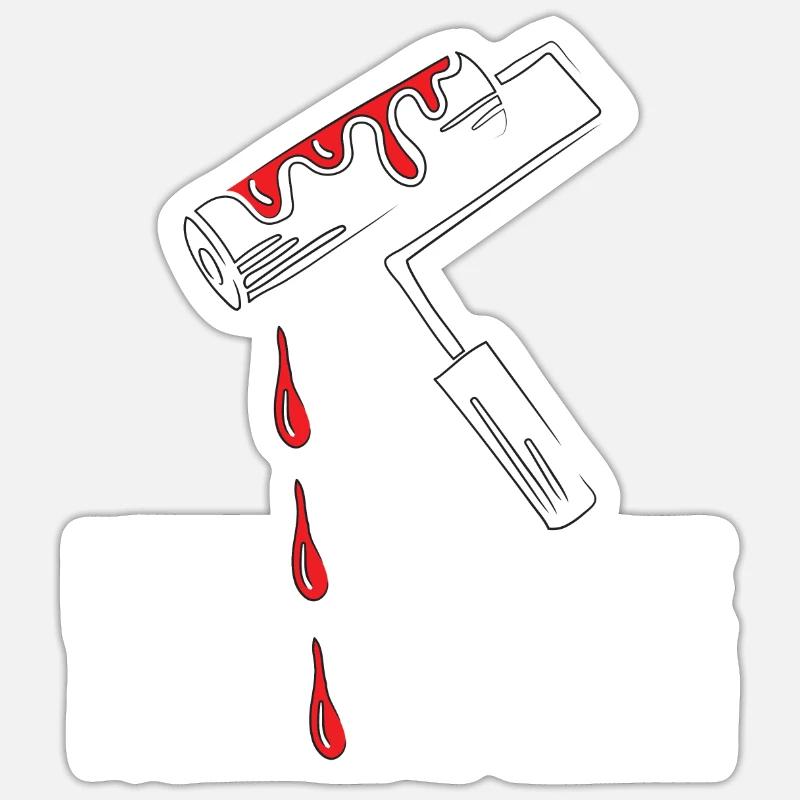 Painter Sticker size S (10 x 10 cm)