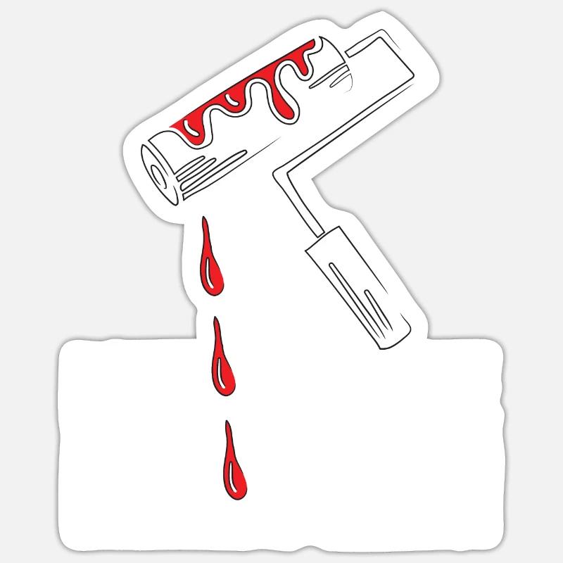 Painter Sticker size S (10 x 10 cm)