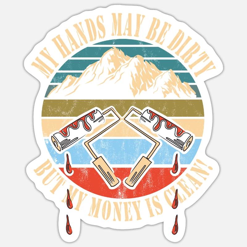 Painter Sticker size S (10 x 10 cm)