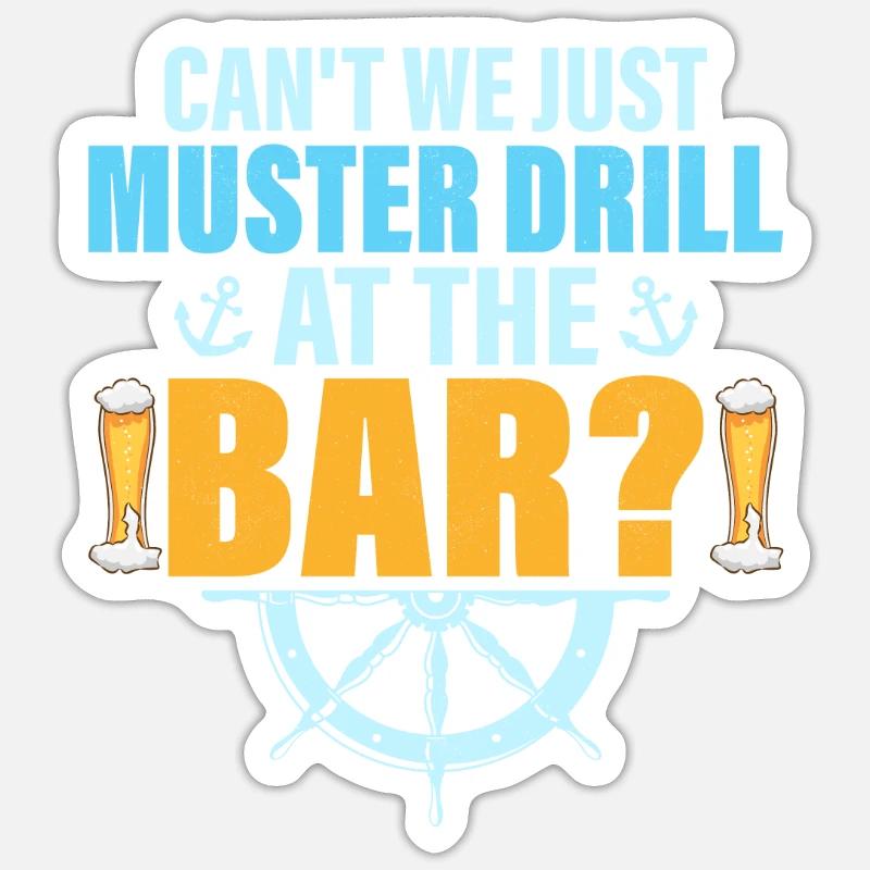 Ne pouvons-nous pas simplement rassembler drill au bar? Crusing Cr Sticker taille S (10 x 10 cm)