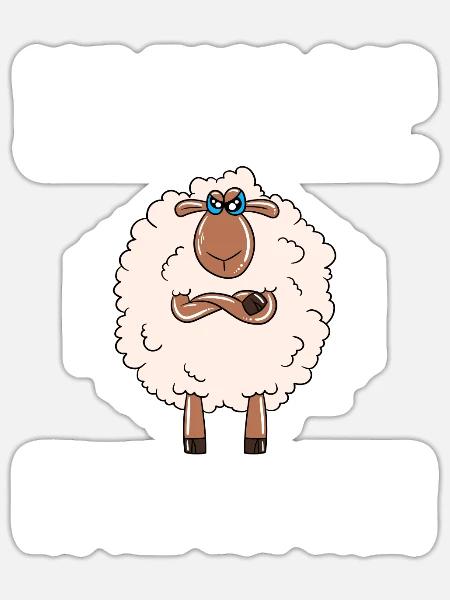 Ich Habe Das Schon Verstanden Ist Mir Nur Egal - Sticker Größe S (10 x 10 cm) - Mattweiß