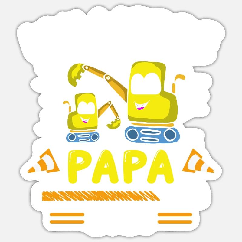 Papa 2023 Loading Sticker Größe S (10 x 10 cm)