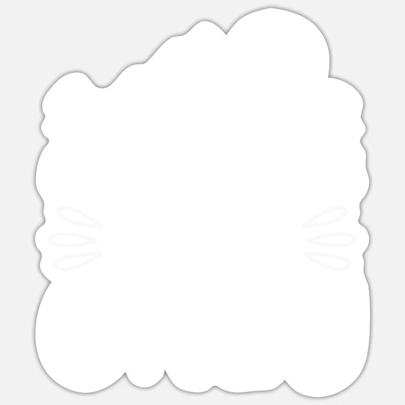 Camping Vibes - Sticker size S (10 x 10 cm) - white matte