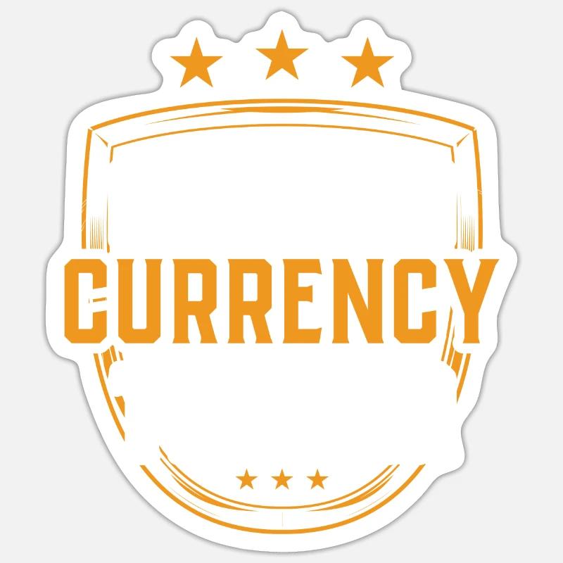 Kryptowährungs Händler Krypto Crypto Trader - Sticker Größe S (10 x 10 cm) - Mattweiß
