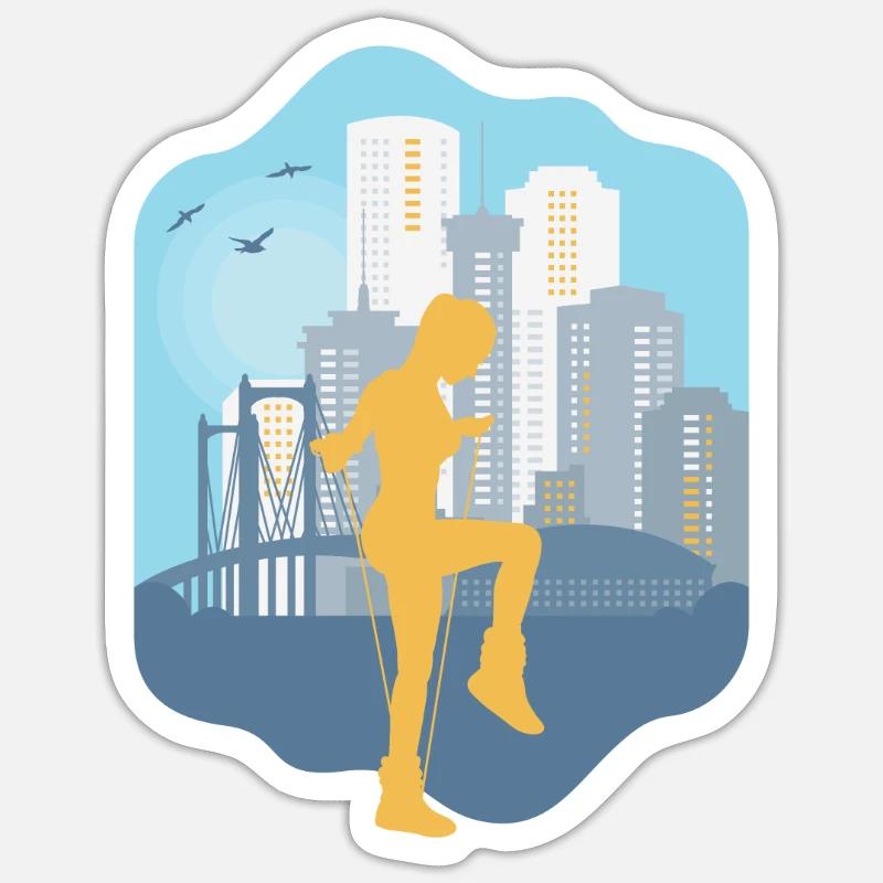 Sticker Größe S (10 x 10 cm) - 