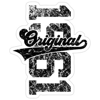 65TH BIRTHDAY ORIGINAL 1961 - Sticker size S (10 x 10 cm) - white matte - Front