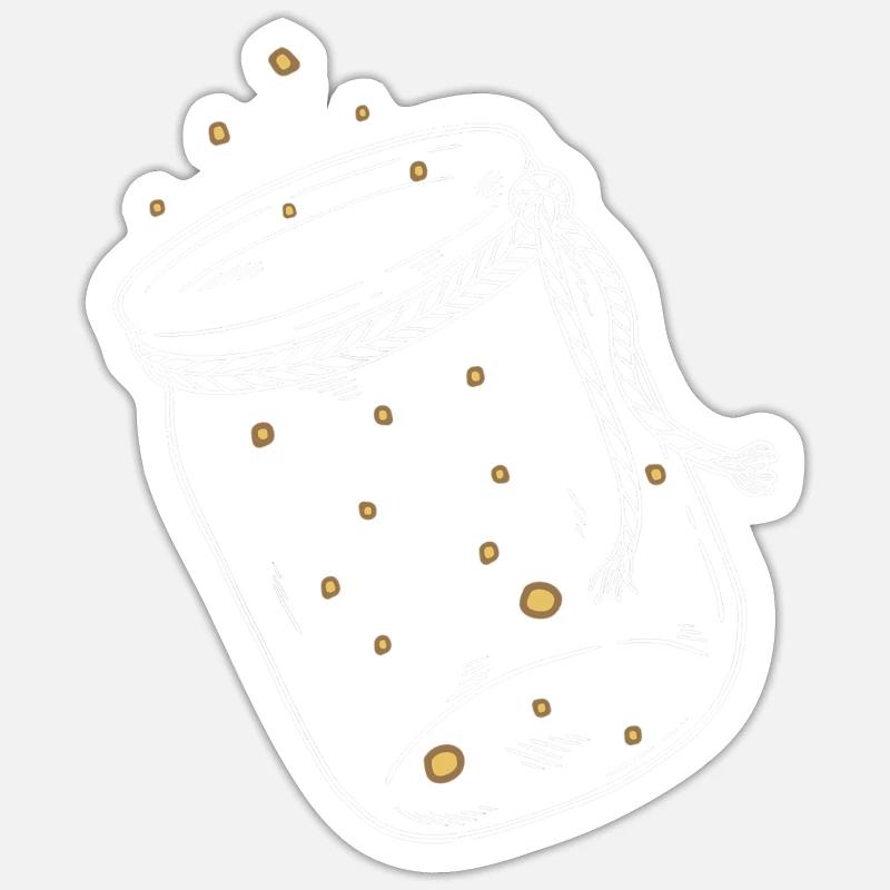 Luciole de feu insecte Sticker taille S (10 x 10 cm)