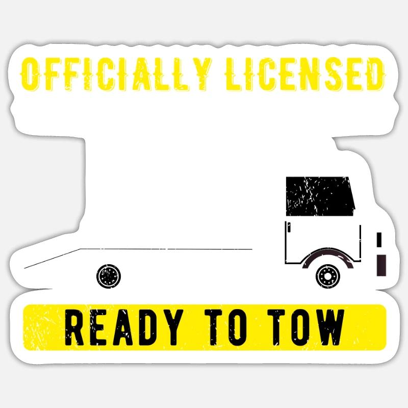 Abschlepper Abschleppdienst Abschleppwagenfahrer Sticker Größe S (10 x 10 cm)