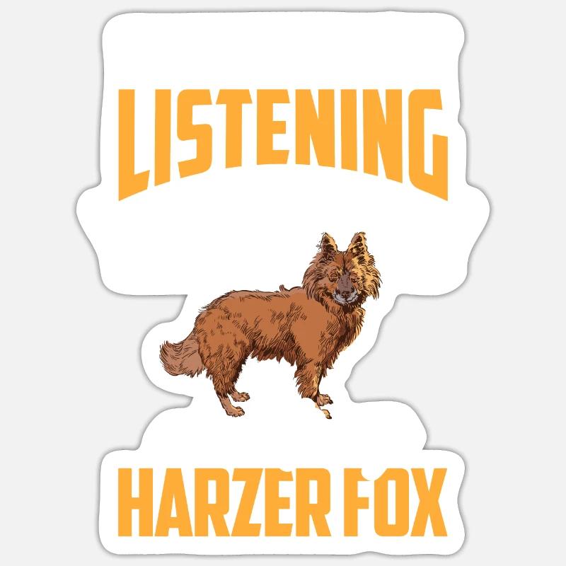 Harz fox was distracted herding fox Sticker size S (10 x 10 cm)