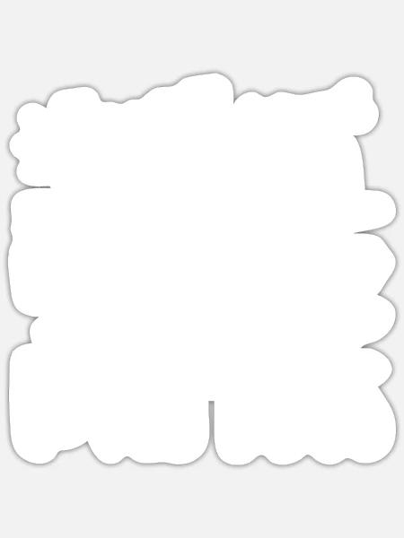 NUR EIN MÄDCHEN, DAS HUNDE LIEBT - Sticker Größe S (10 x 10 cm) - Mattweiß