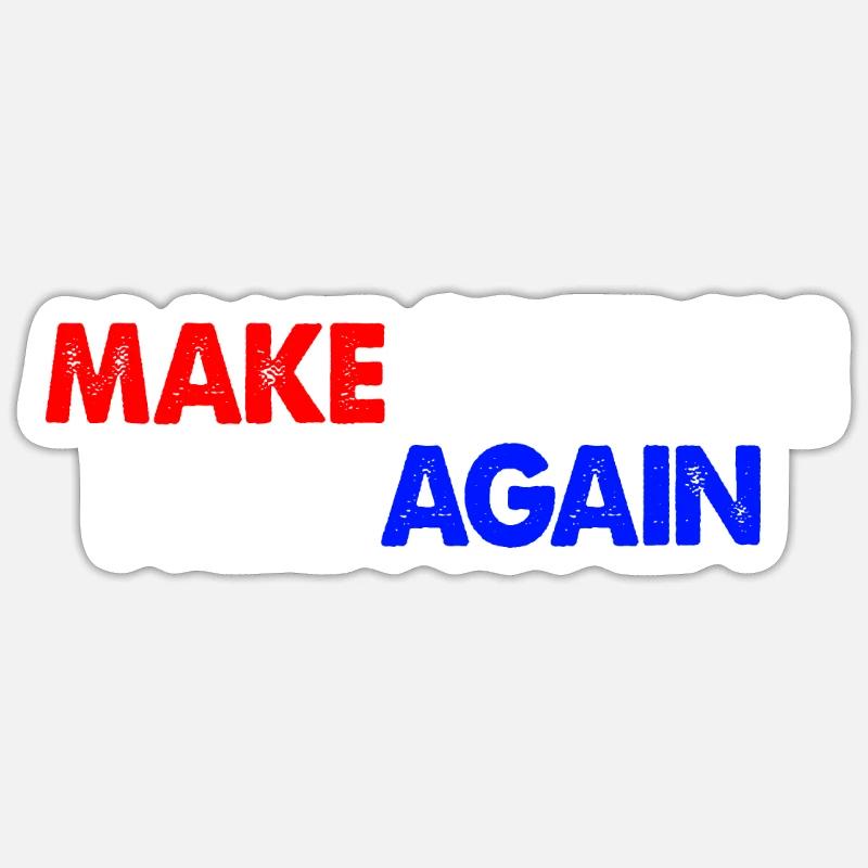 Make Speech Free Again America First Amendment Sticker size S (10 x 10 cm)