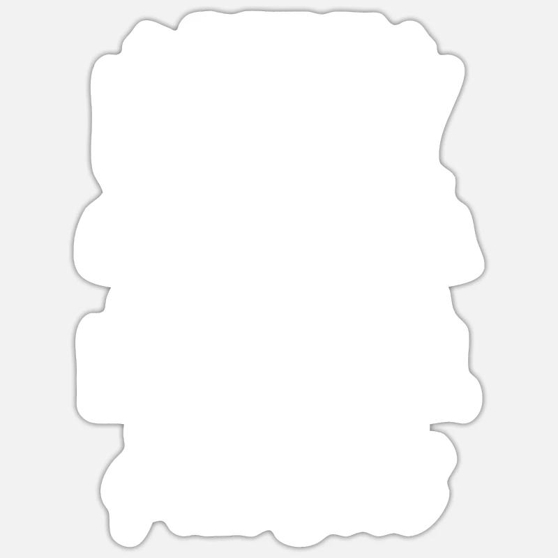 Je suis papy en camping-car comme un papy normal - Sticker taille S (10 x 10 cm) - blanc mat