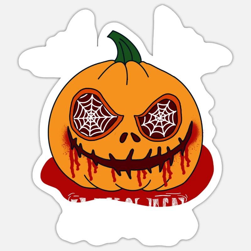 Halloween 22 - Sticker Größe S (10 x 10 cm) - Mattweiß