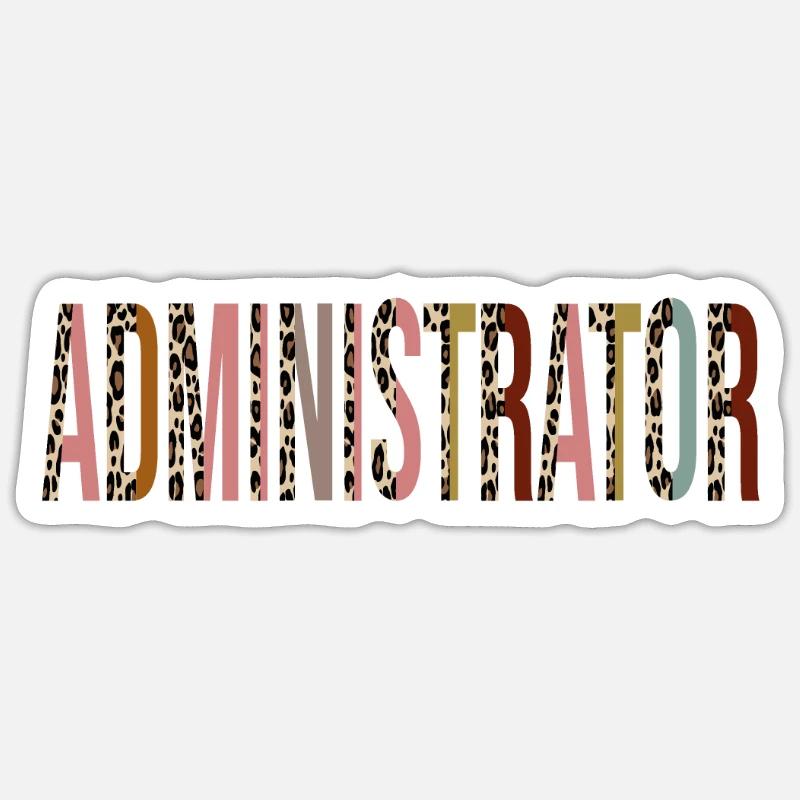 Administrator Sticker size S (10 x 10 cm)