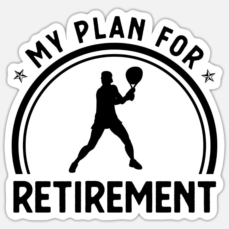 Mon plan de retraite - Sticker taille S (10 x 10 cm)