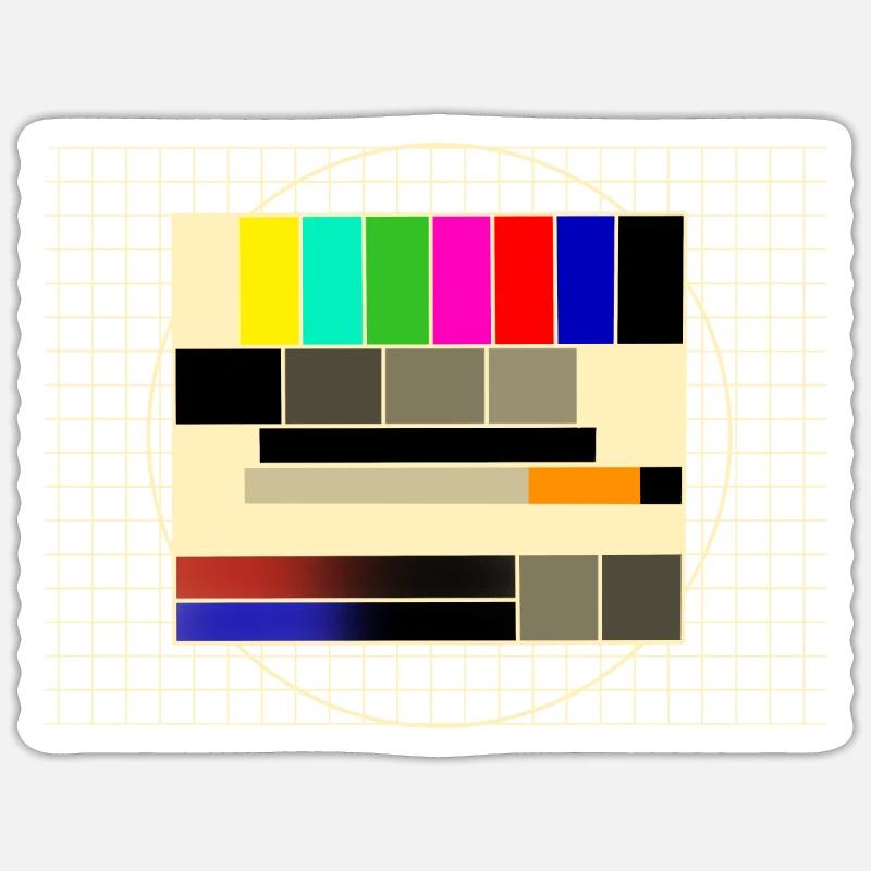 Test image transmission pause Sticker size S (10 x 10 cm)