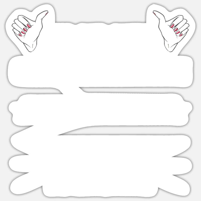 Jägerin Spruch Jagd Hirsch Geschenkidee Sticker Größe S (10 x 10 cm)