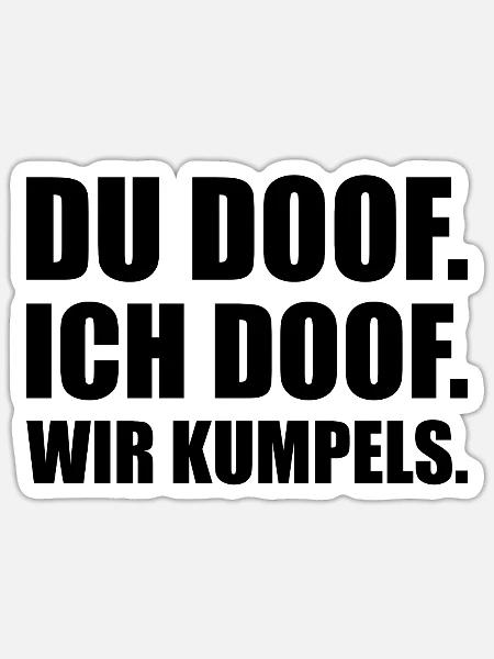  - Sticker Größe S (10 x 10 cm) - Mattweiß