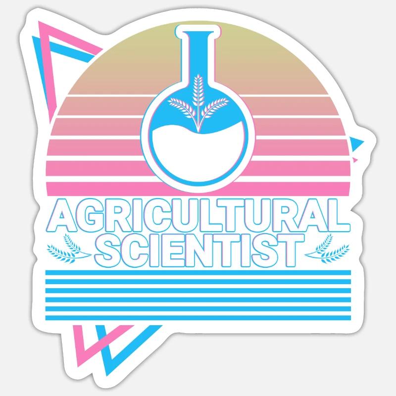 Agronome Agronome - Sticker taille S (10 x 10 cm) - blanc mat
