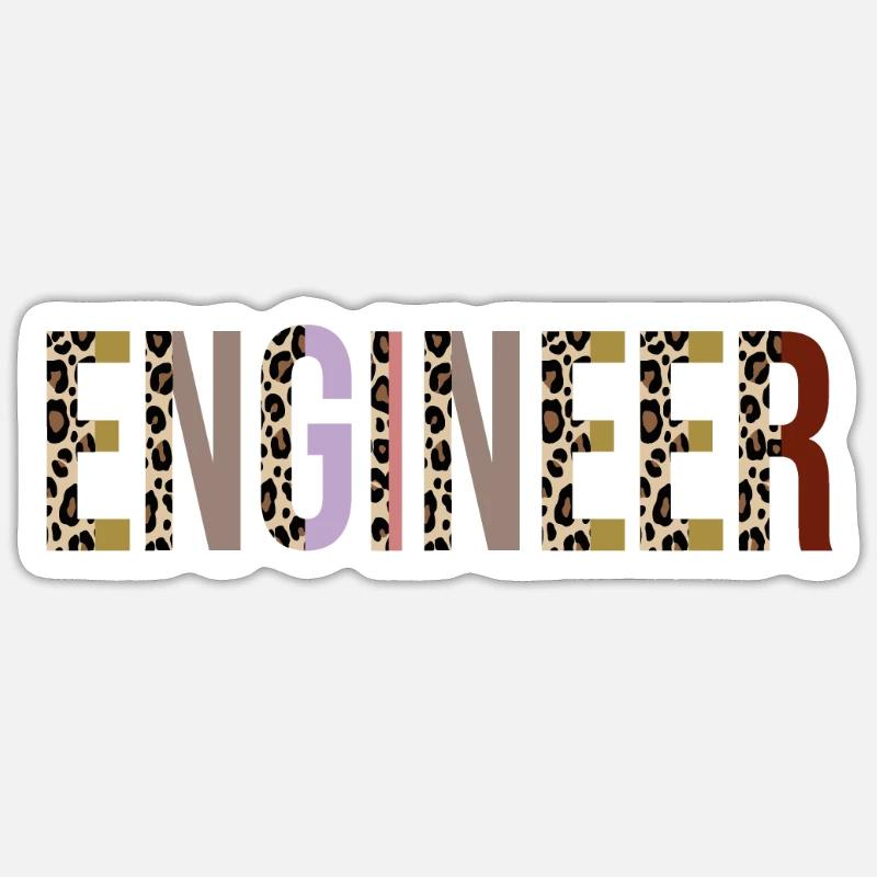 Engineer Sticker size S (10 x 10 cm)