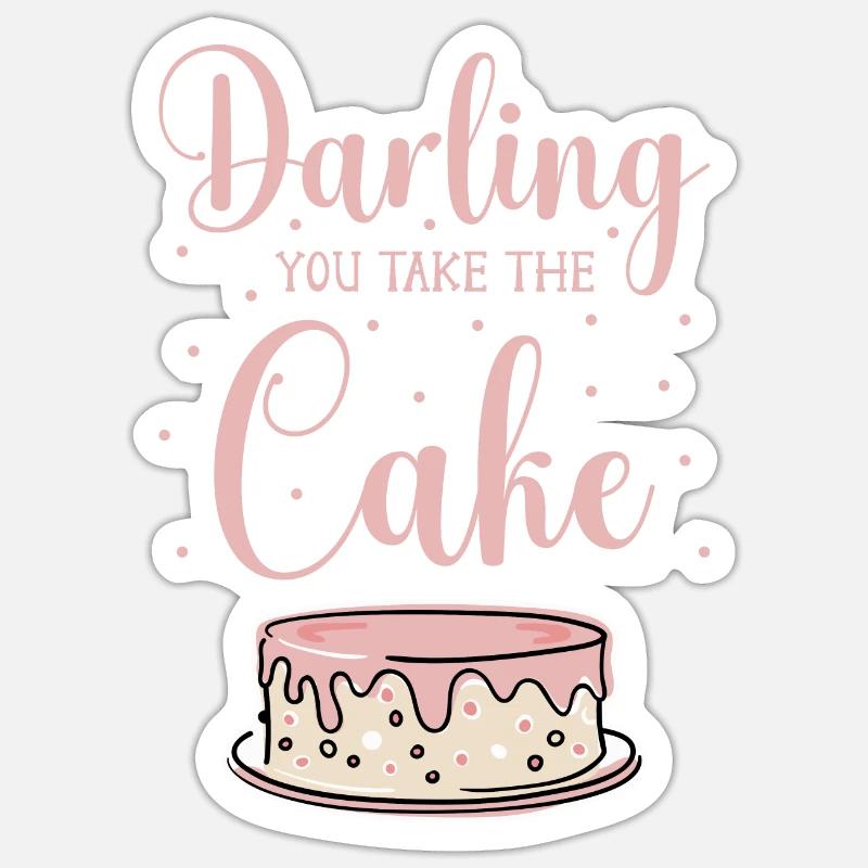 Baking Cake Baker Confectioner Sticker size S (10 x 10 cm)