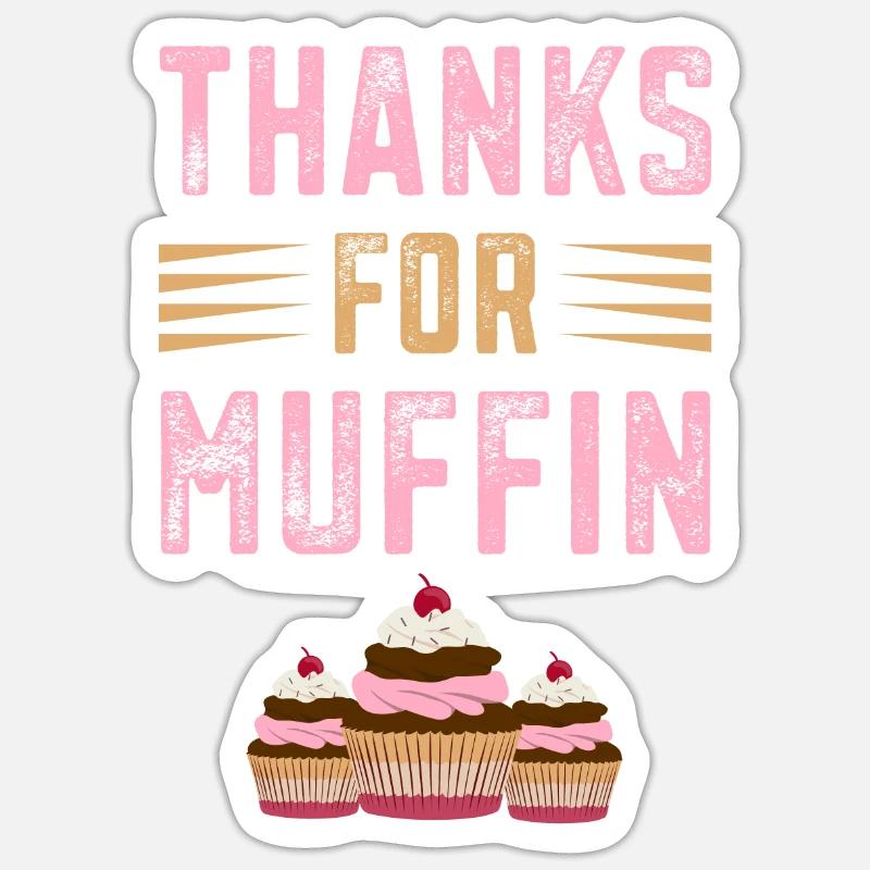 Kuchen Backen Bäcker Konditor - Sticker Größe S (10 x 10 cm) - Mattweiß