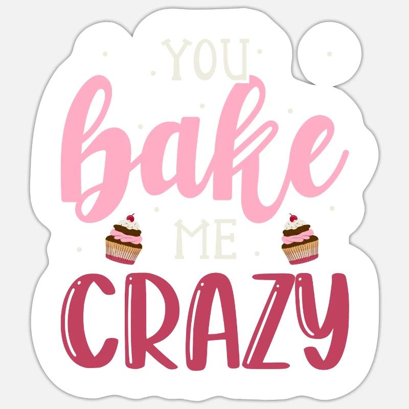Baking Cake Baker Confectioner Sticker size S (10 x 10 cm)