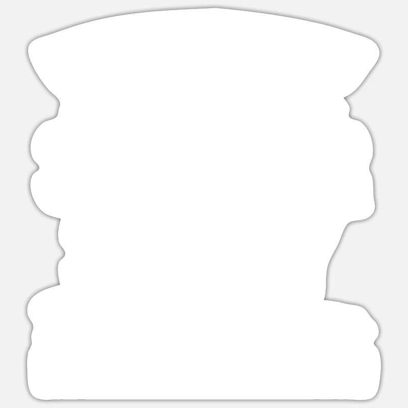 Barkeeper - Sticker Größe S (10 x 10 cm) - Mattweiß