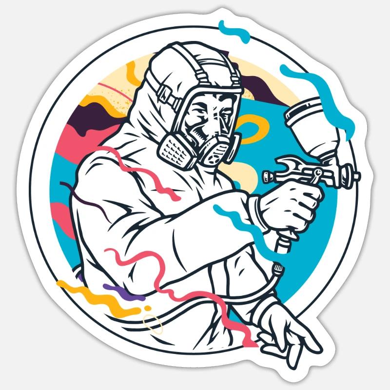 Sticker Größe S (10 x 10 cm) - 