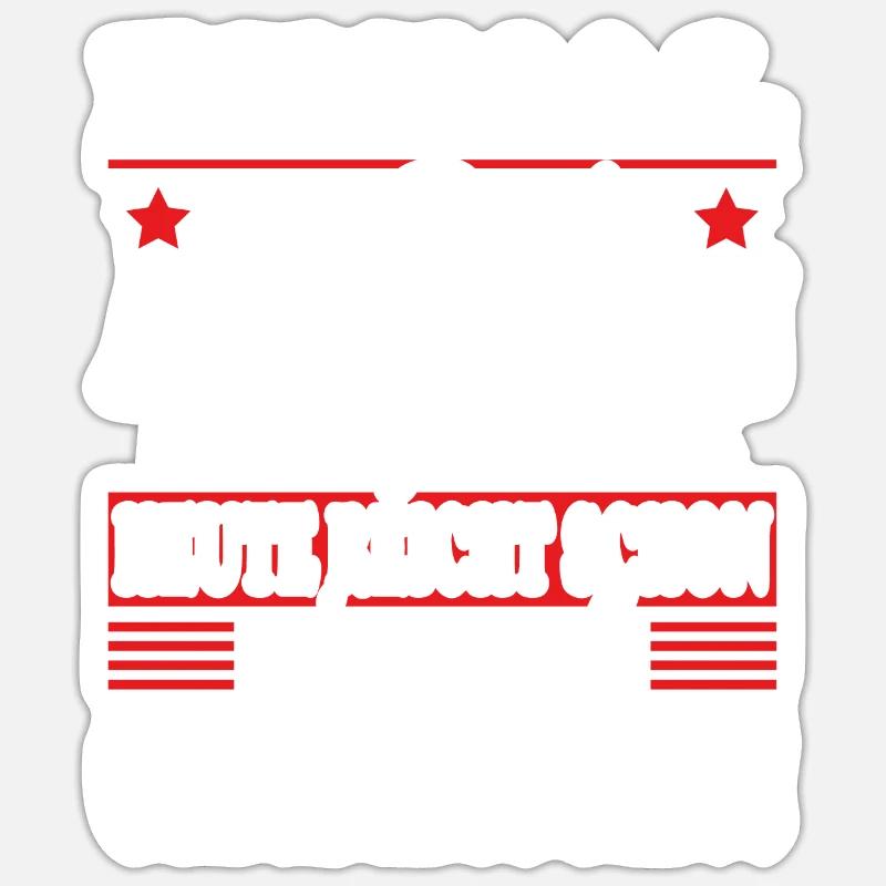 Einmal Mit Profis Arbeiten Gestern Sprüche Beruf - Sticker Größe S (10 x 10 cm) - Mattweiß