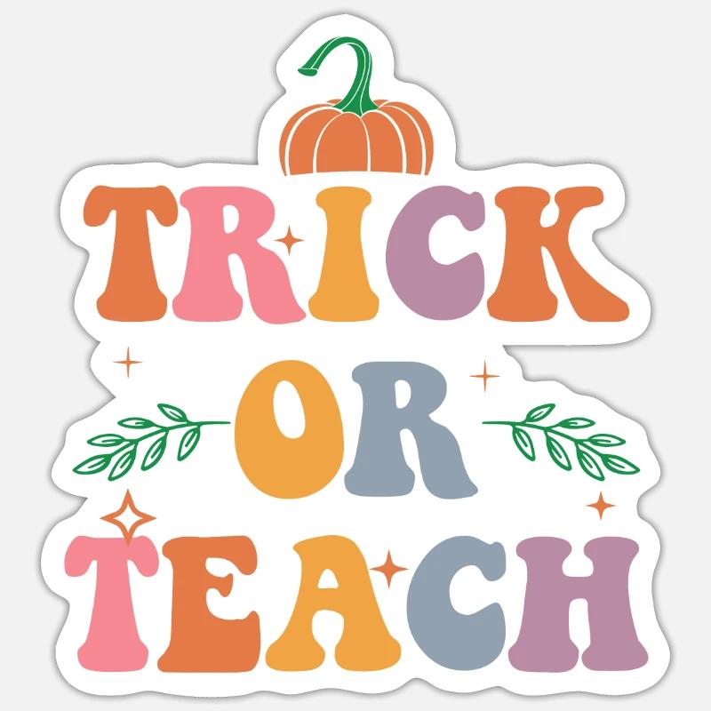 Süßes Oder Saures - Halloween-kostümparty Zum Sticker Größe S (10 x 10 cm)