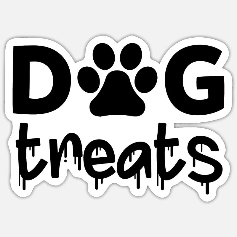 Dolcetti per cani Sticker formato S (10 x 10 cm)