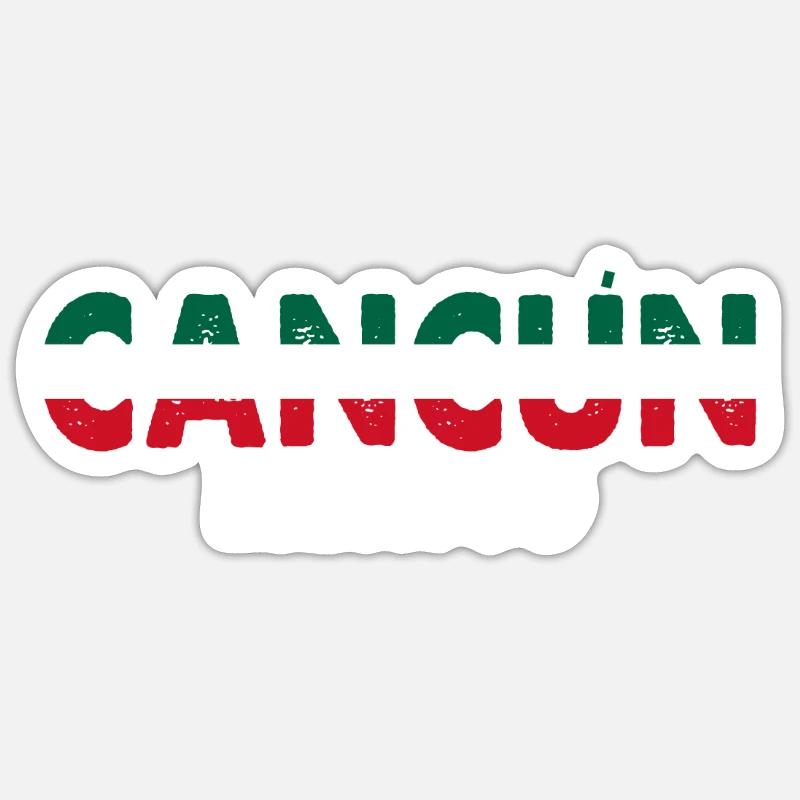 Cancun Mexico - Sticker size S (10 x 10 cm) - white matte