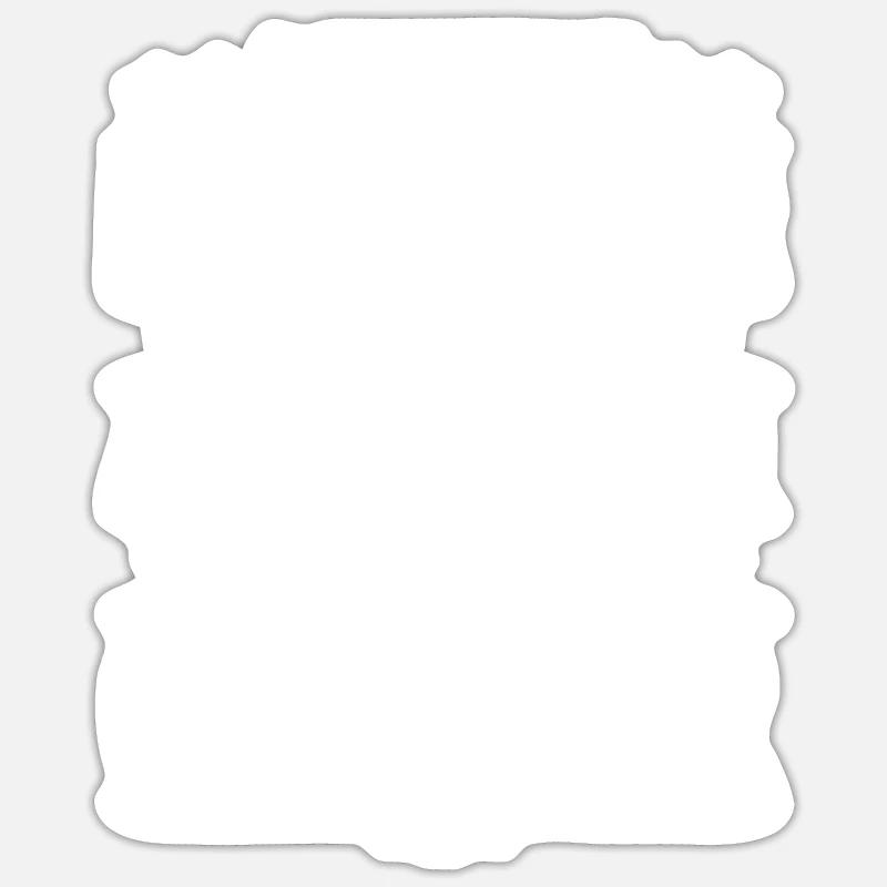 Kanalbauer - Sticker Größe S (10 x 10 cm) - Mattweiß