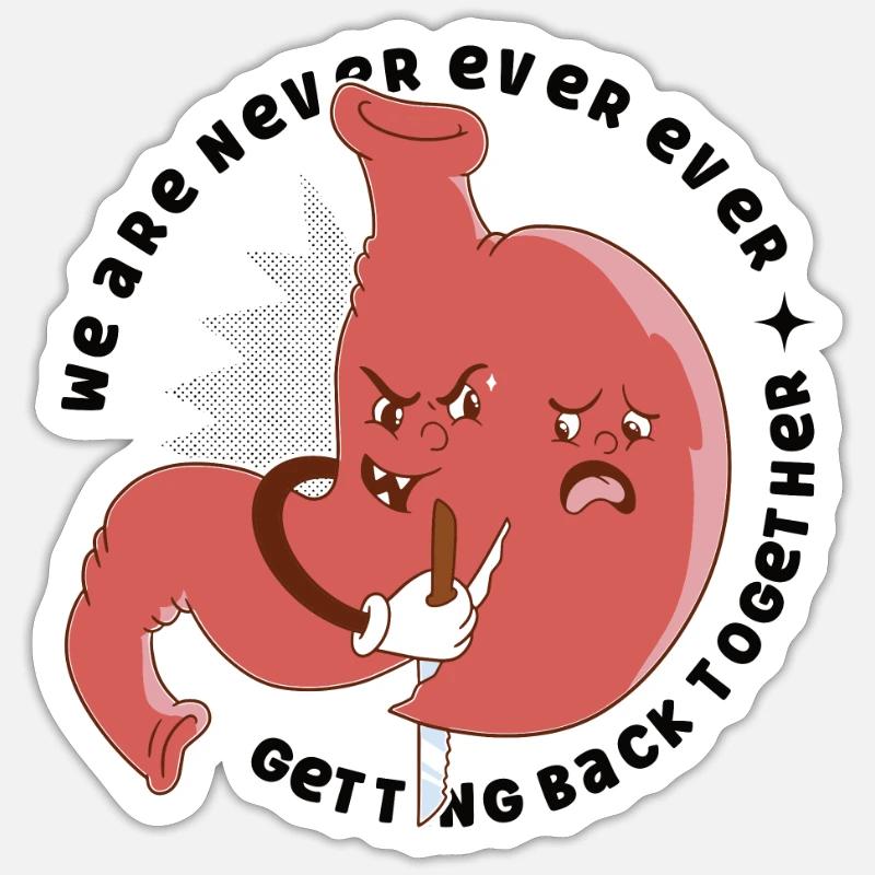 Sleeve gastrectomy Sleeve gastrectomy - Sticker size S (10 x 10 cm) - white matte