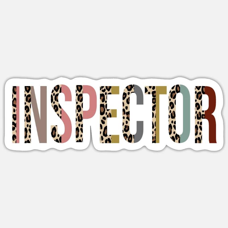 Inspector Sticker size S (10 x 10 cm)