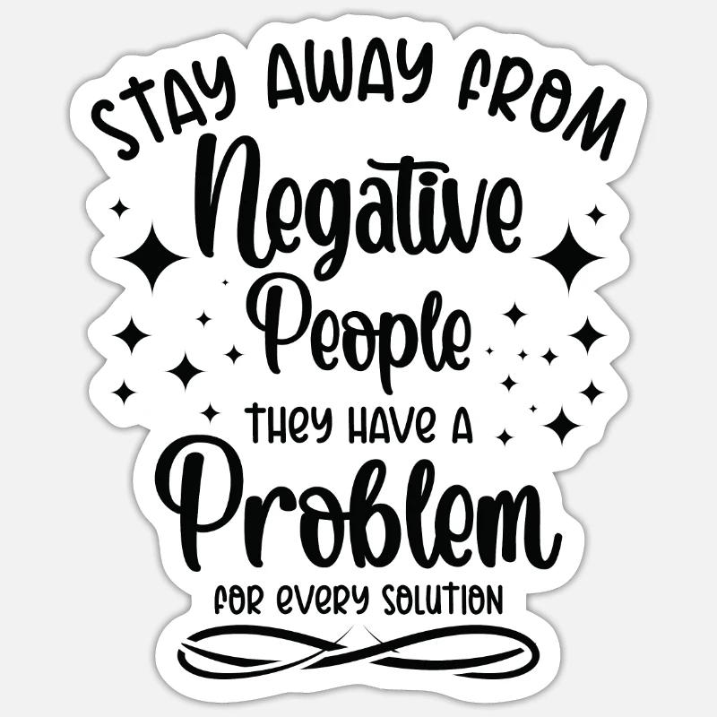 Problem Solution Critical Thinkers Positive - Sticker size S (10 x 10 cm) - white matte