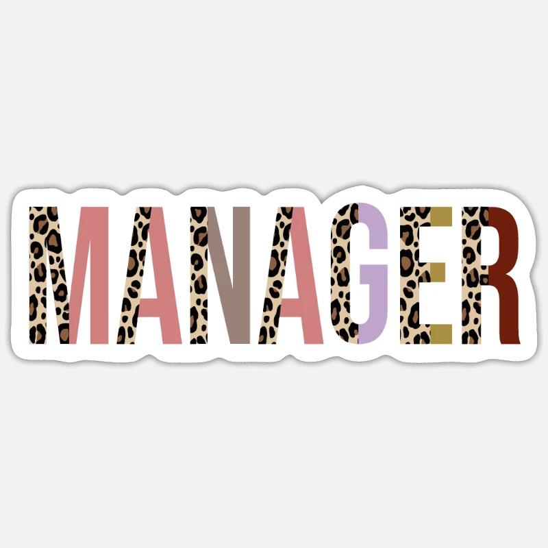Gérant Sticker taille S (10 x 10 cm)