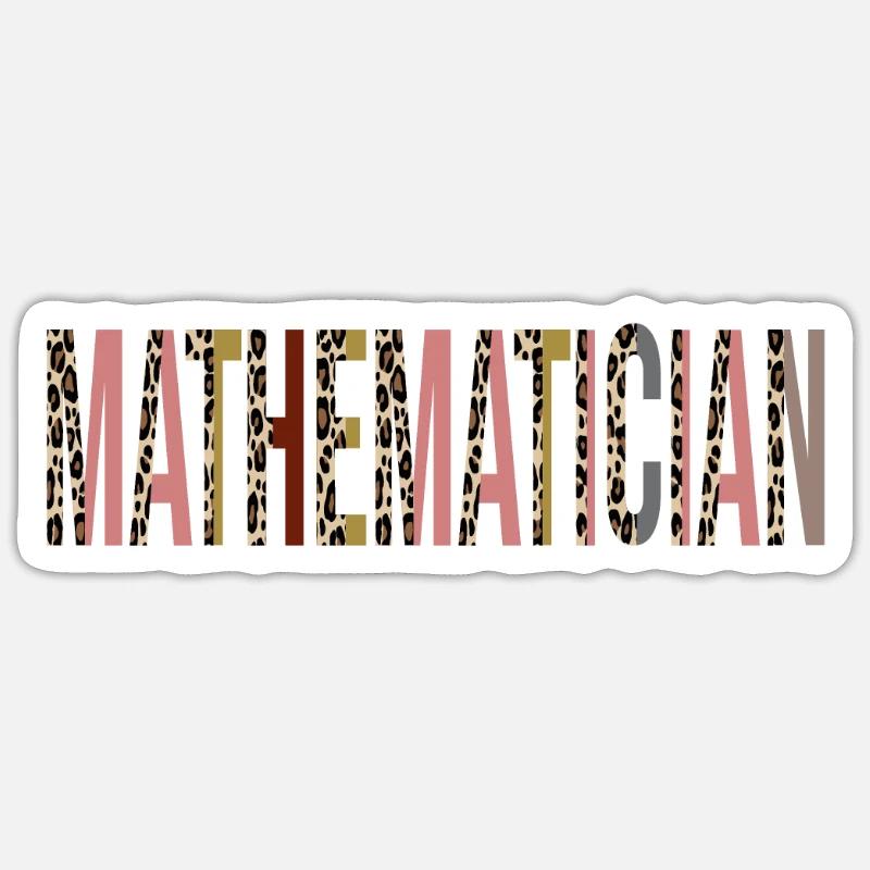 Mathématicien Sticker taille S (10 x 10 cm)