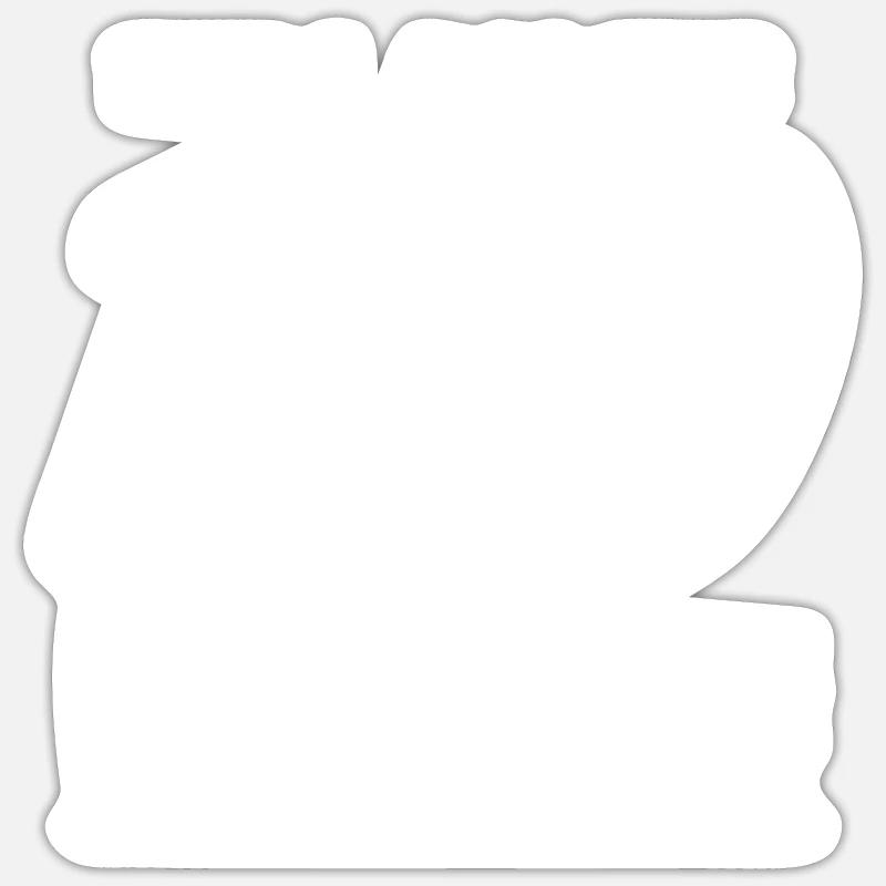 Ich bin 100 – 100. Geburtstag Geschenk - Sticker Größe S (10 x 10 cm) - Mattweiß
