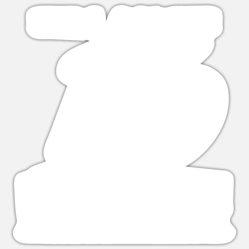 Ich bin 16 – 16. Geburtstag Geschenk - Sticker Größe S (10 x 10 cm) - Mattweiß
