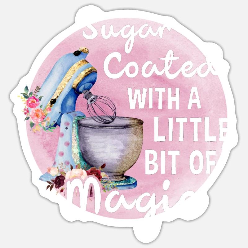 Baking Baker Baker Bakery Confectionery Cake Sticker size S (10 x 10 cm)