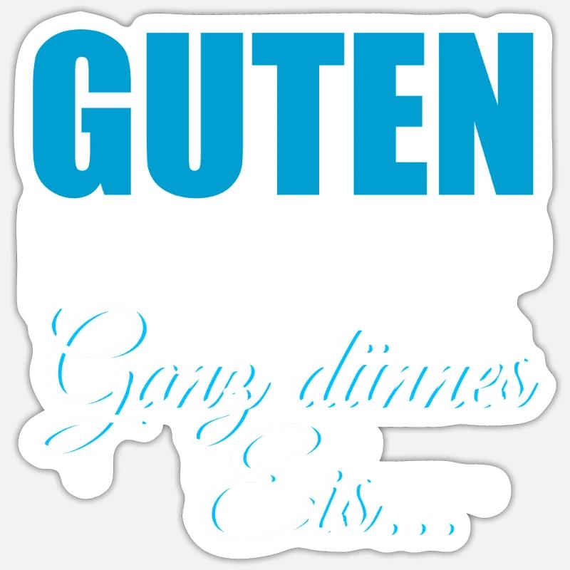 Genervter Morgenmuffe Sticker Größe S (10 x 10 cm)