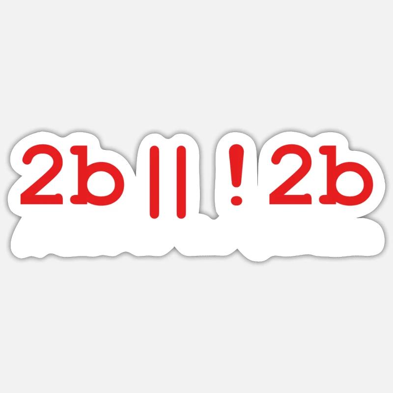 Programmierer Informatiker Computer Code - Sticker Größe S (10 x 10 cm) - Mattweiß